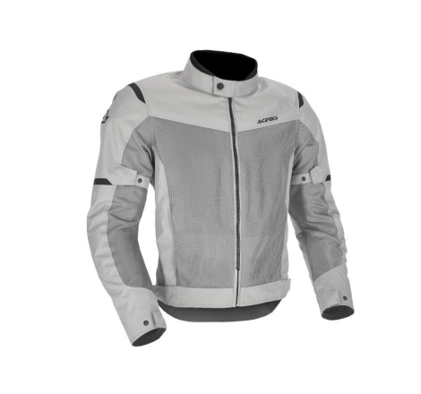 Giubbino moto Acerbis RAMSEY VENTED 2.0 Estivo Grigio Chiaro