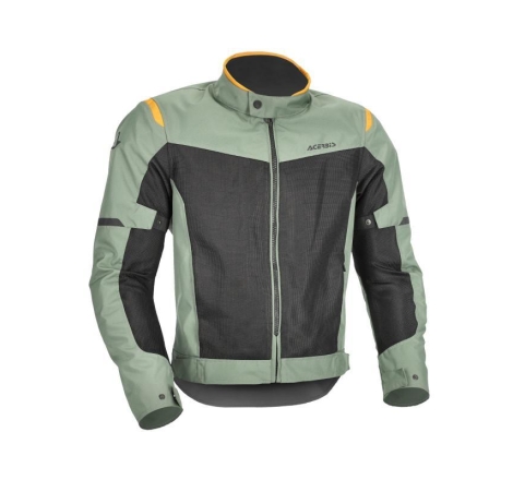 Giubbino moto Acerbis RAMSEY VENTED 2.0 Estivo Verde Giallo