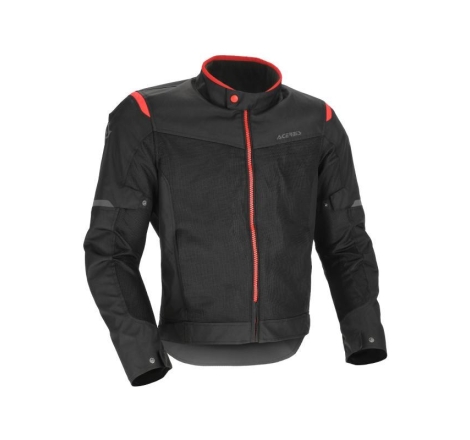 Giubbino moto Acerbis RAMSEY VENTED 2.0 Estivo Nero Rosso
