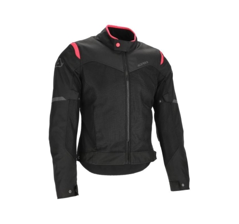 Giubbino moto Acerbis RAMSEY VENTED 2.0 Donna Estivo Nero Rosa