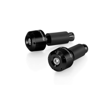 Coppia contrappesi manubrio Paraxite 13-23mm Nero