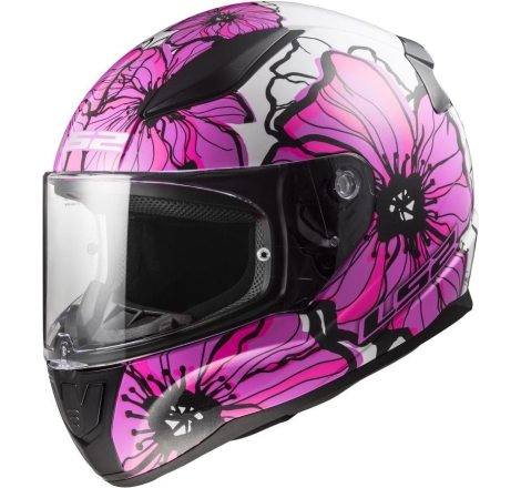 Casco Integrale FF353 Rapid II Poppies Rosa