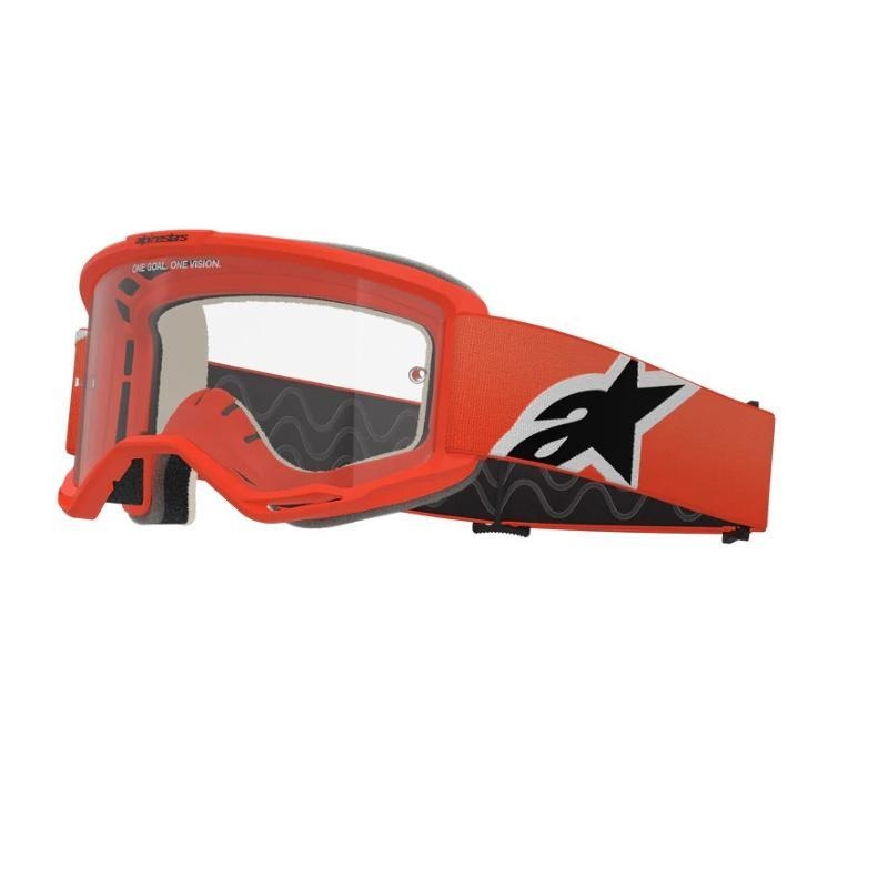 Maschera Off Road Alpinestars Vision 5 Corp Arancio