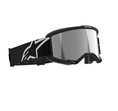 Maschera Off Road Alpinestars Vision 5 Corp Nero con Lente a specchio