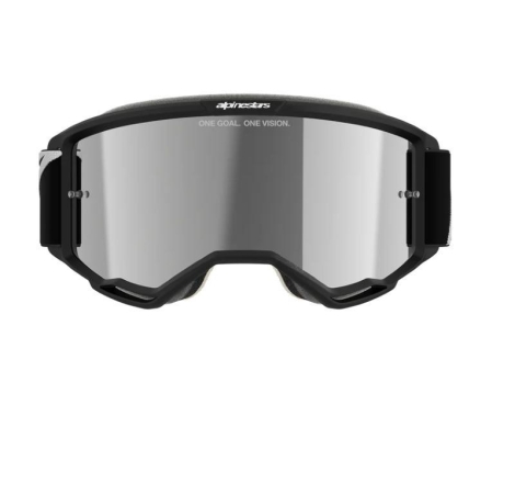 Maschera Off Road Alpinestars Vision 5 Corp Nero con Lente a specchio