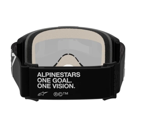 Maschera Off Road Alpinestars Vision 5 Corp Nero con Lente a specchio
