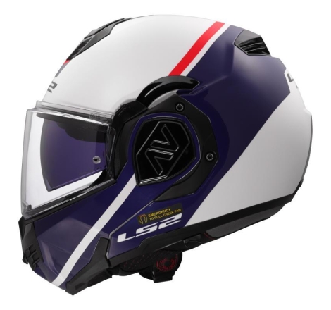 Casco Modulare FF906 Ls2 Advant Swipe Bianco Blu