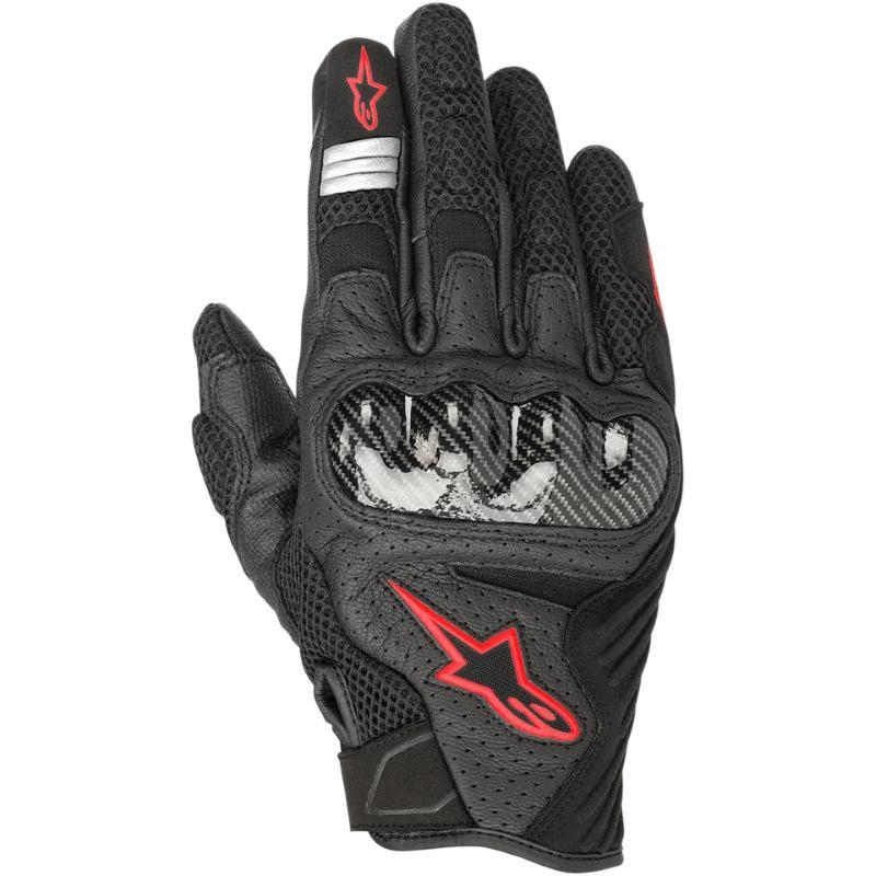 Guanti Moto Tessuto Alpinestars Smx-1 V2 Air Nero Rosso