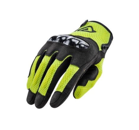 Guanti Moto Tessuto Acerbis Ramsey My Vented Giallo Nero