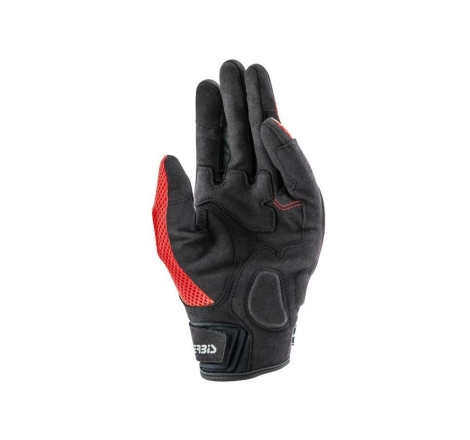 Guanti Moto Tessuto Acerbis Ramsey My Vented Rosso Nero