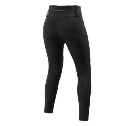 Pantaloni moto Jeans Rev'it Ellison Ladies Sk Corto con Protezioni Taglio Stretto Nero