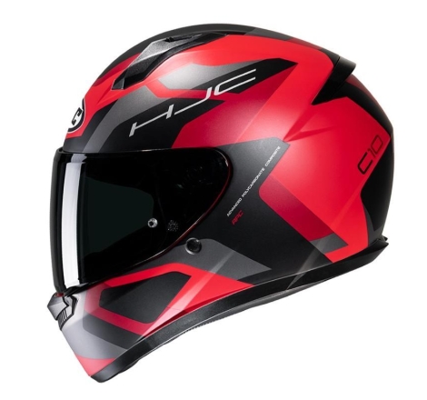 Casco Integrale Hjc C10 TINS Nero Rosso Opaco