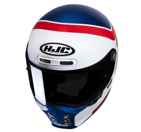 Casco Integrale Hjc V10 GRAPE Bianco Rosso Blu