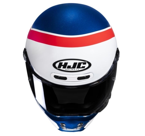 Casco Integrale Hjc V10 GRAPE Bianco Rosso Blu