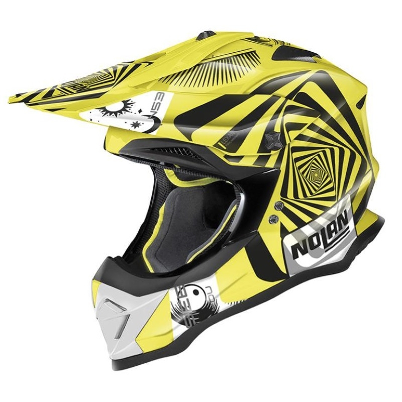 Casco Off  Road Nolan N53 RIDDLER Giallo