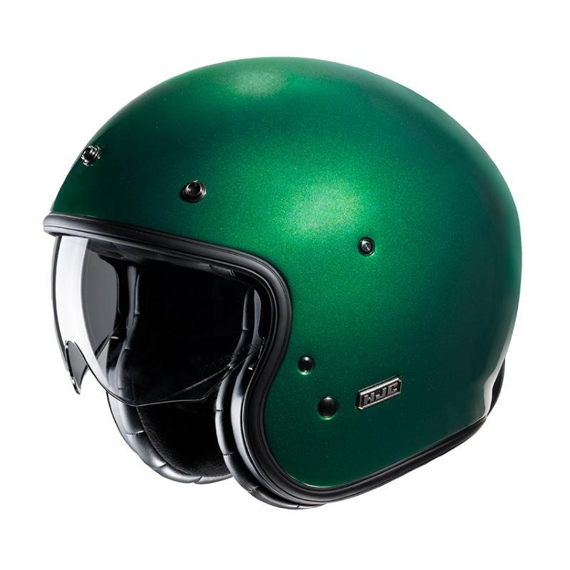 Casco Jet Hjc V31 Verde Intenso