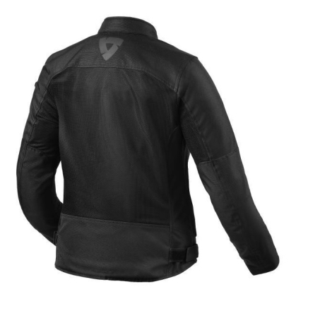 Giubbino moto in Tessuto traforato Estivo Rev'it 2  Eclipse Lady Nero