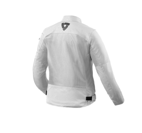 Giubbino moto in Tessuto traforato Estivo Rev'it 2  Eclipse Lady Argento