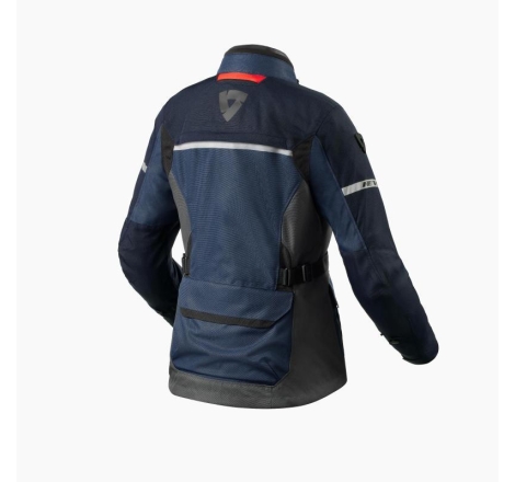 Giacca moto in tessuto Rev'it Outback 4 H2O Ladies 3 Strati Blu