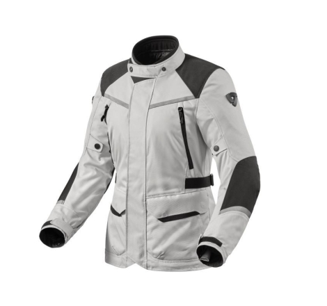 Giacca moto Rev'it VOLTIAC 3 H2O Lady Argento Nero