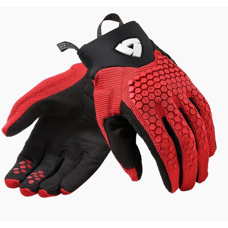 Guanti Moto Tessuto Rev'it Massif Rosso