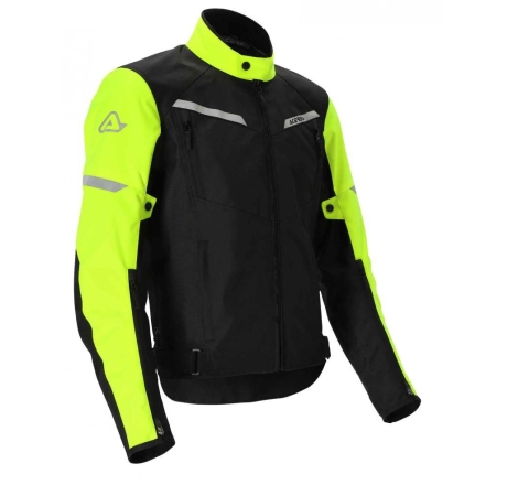 Giacca moto in tessuto Acerbis Ce X Street 3 Strati Nero Giallo