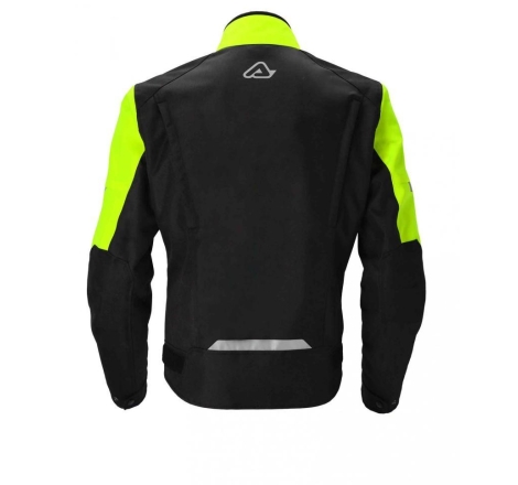 Giacca moto in tessuto Acerbis Ce X Street 3 Strati Nero Giallo