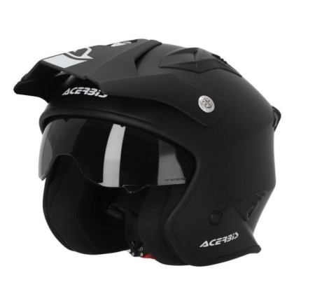 Casco Jet Acerbis Aria 22-06 Nero Opaco