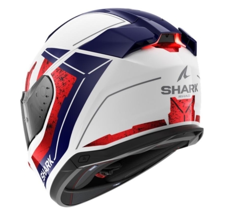 Casco Integrale Shark SKWAL I3 RHAD Bianco Cromo Rosso