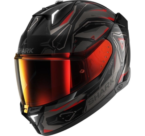 Casco Integrale Shark SKWAL I3 LINIK Nero Antracite Rosso