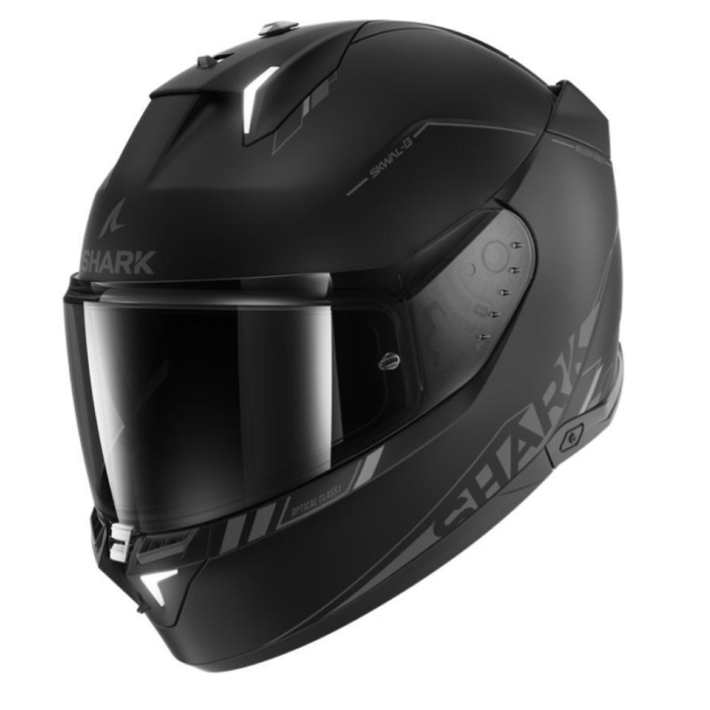 Casco Integrale Shark SKWAL I3 BLANK SP Nero Antracite Nero Opaco