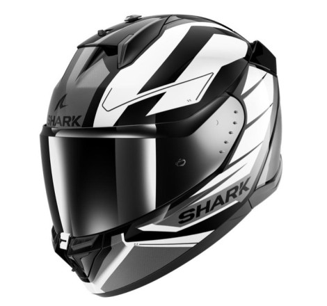 Casco Integrale Shark D-SKWAL 3 SIZLER Nero Bianco Antracite