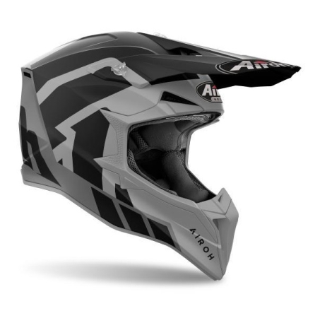 Casco Cross Airoh WRAAAP RELOADED Antracite Opaco