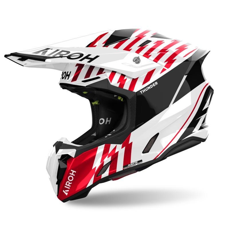 Casco Cross Airoh TWIST 3 THUNDER Rosso