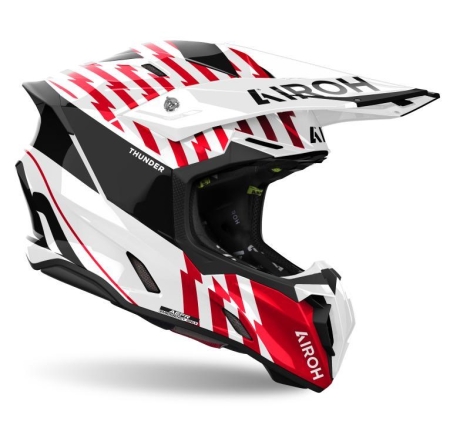 Casco Cross Airoh TWIST 3 THUNDER Rosso