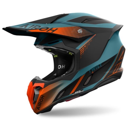Casco Cross Airoh TWIST 3 SHARD Arancio Opaco