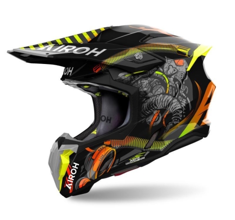 Casco Cross Airoh TWIST 3 TOXIC