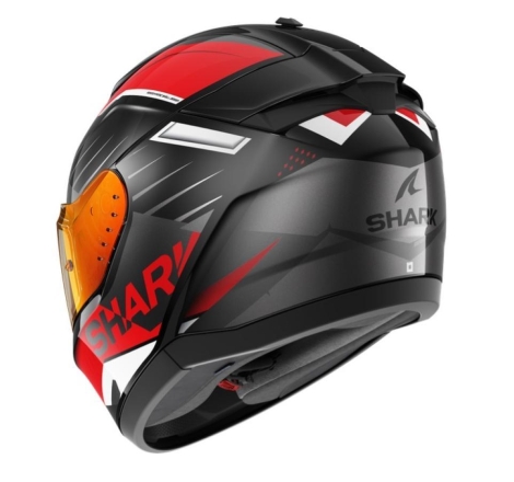 Casco integrale SharkBRIDILL 2 BERSEK Nero Rosoo Antracite