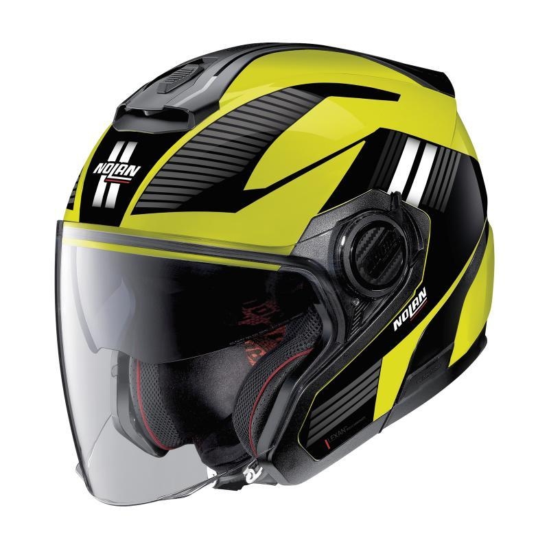 Casco Nolan Jet N40-5 06 CROSSWALK Giallo Nero Bianco