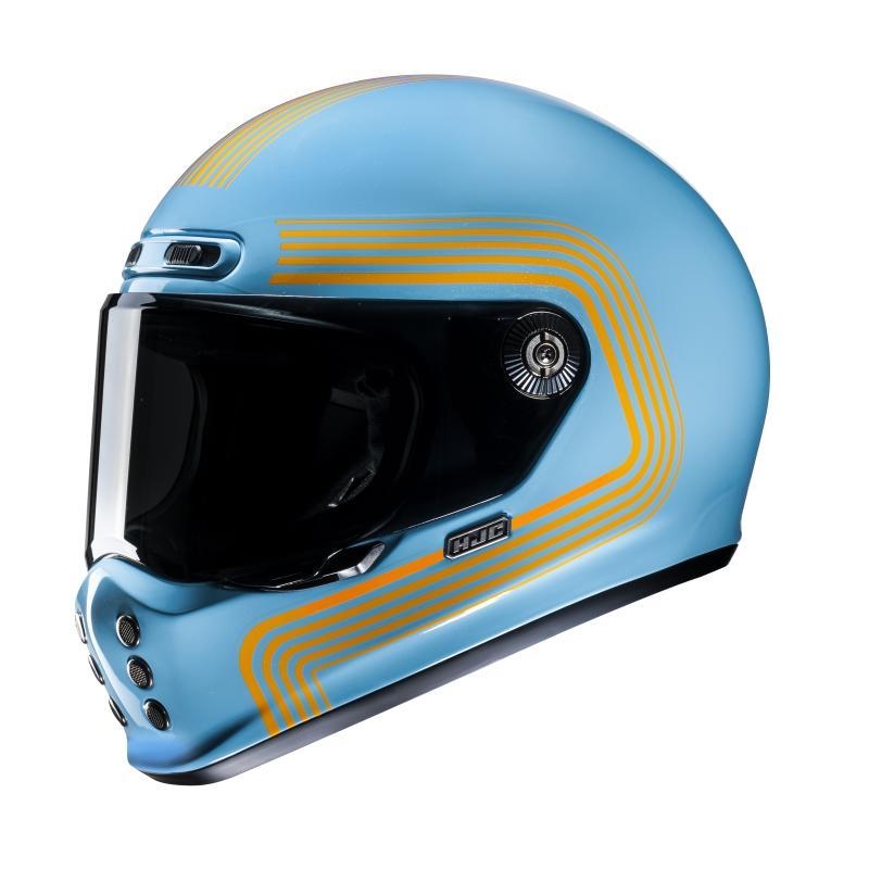 Casco Integrale Hjc V10 FONI Blu Arancio