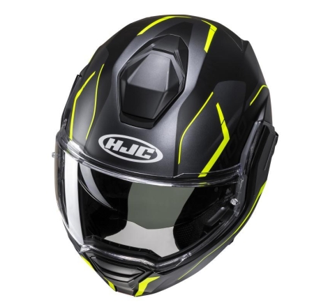 Casco Modulare Hjc I100 LORIX Nero Giallo