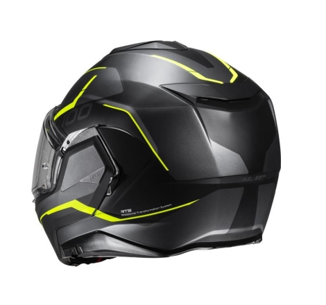 Casco Modulare Hjc I100 LORIX Nero Giallo