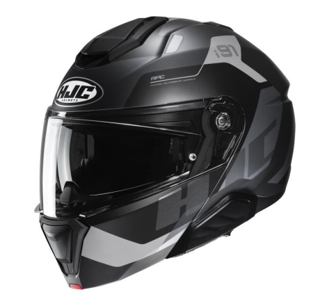 Casco Modulare Hjc I91 CARST Nero Grigio Opaco
