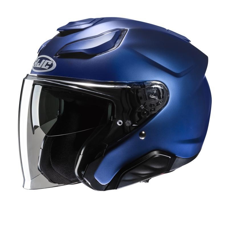 Casco Jet Hjc F31 Semi Opaco Blu Metallico