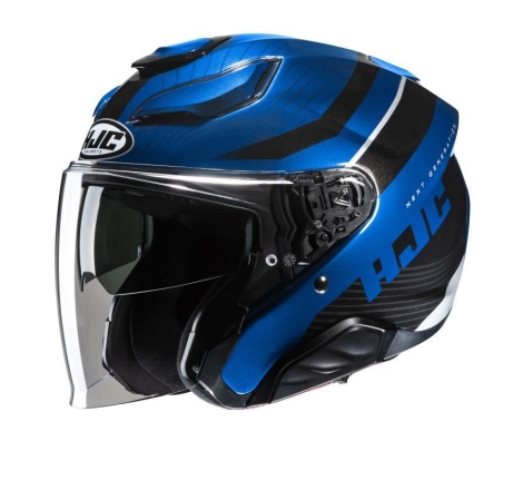 Casco Jet Hjc F31 NABY Nero Blu