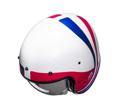 Casco Jet Hjc V31 EMGO Bianco Rosso Blu
