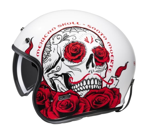 Casco Jet Hjc V31 DESTO Bianco Rosso