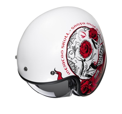 Casco Jet Hjc V31 DESTO Bianco Rosso