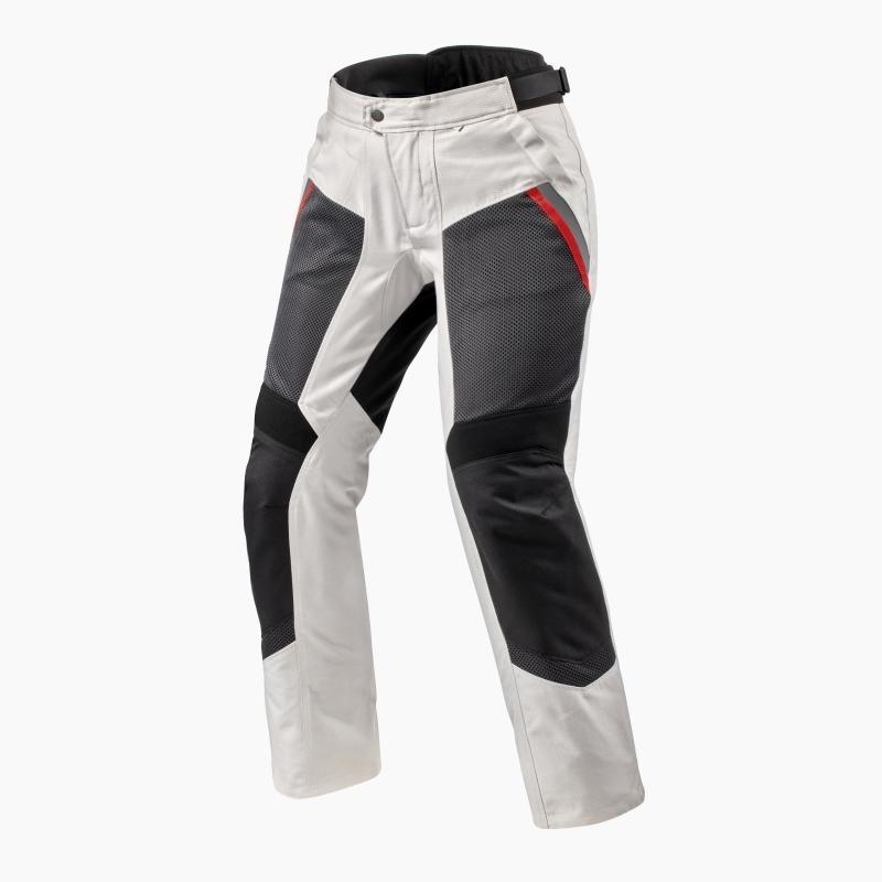Pantaloni moto Rev'it Tornado 4 H2O 3 estivi 3 strati Ladies Argento Nero