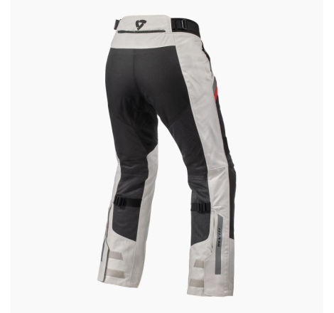 Pantaloni moto Rev'it Tornado 4 H2O 3 estivi 3 strati Ladies Argento Nero